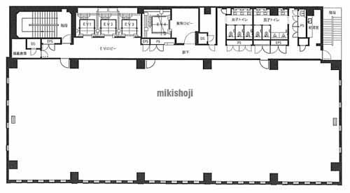 出版クラブビル 平面1
