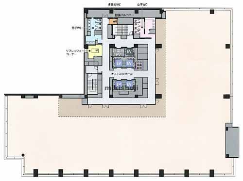 ＯＶＯＬ日本橋ビル 平面1