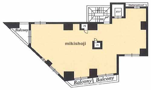 西新宿の西新宿ＰＩＮＥ　ＮＥＥＤＬＥ 平面1