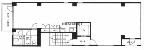 龍公亭ビル 平面1