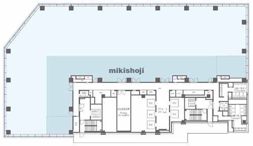 東京虎ノ門グローバルスクエア 平面1