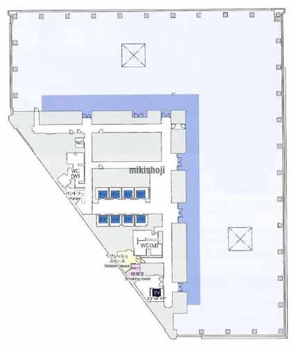 東京ポートシティ竹芝オフィスタワー 平面1