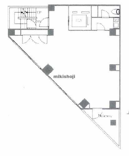 浜松町のＶＩＳＴＡ浜松町 平面1