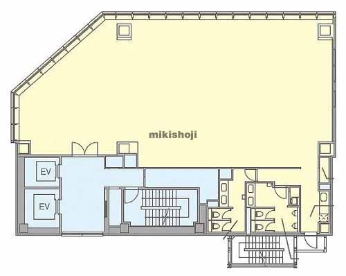 赤坂・元赤坂のＢＩＺＣＯＲＥ赤坂見附 平面1