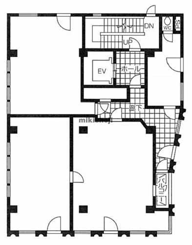 マスターズオフィス立川 平面1