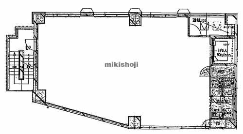 三ノ輪ビル森野Ⅱ 平面1