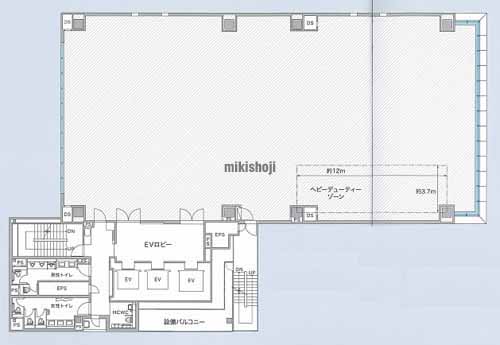 ヒューリックＪＰ赤坂ビル 平面1