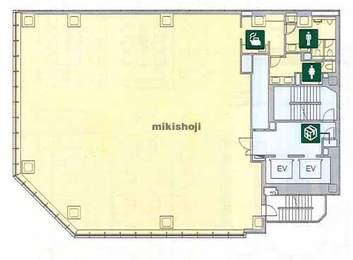 渋谷のＢＩＺＣＯＲＥ渋谷 平面1