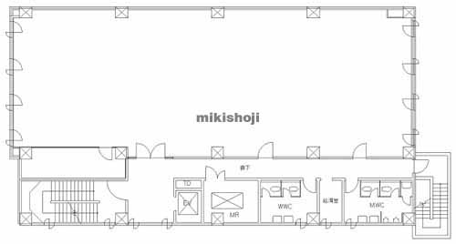 所沢東京海上日動ビルディング 平面1