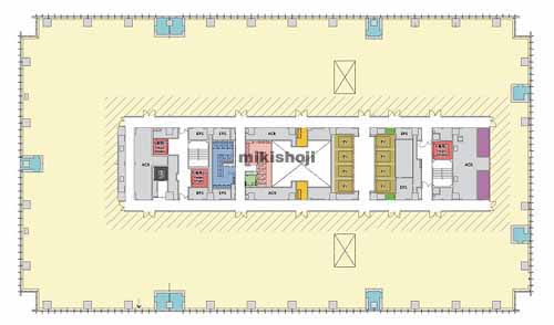 虎ノ門アルセアタワー 平面1