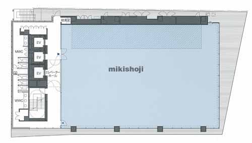 銀泉西新橋ビル 平面1