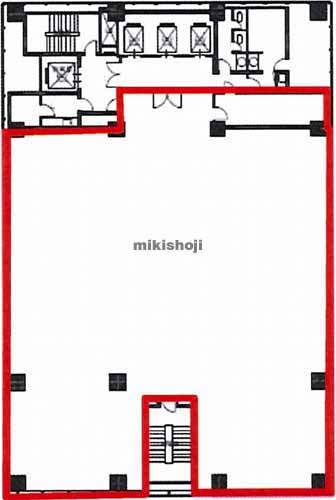 ヤクルト本社ビル 平面1