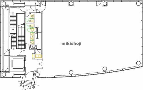 汐留メディアタワー　アネックス 平面1