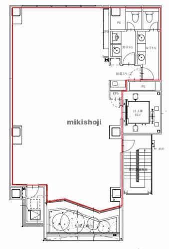 ＡＲＡプレイス赤坂 平面1