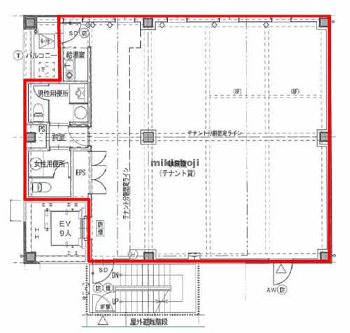 ＴＡＩＹＯ　ＢＵＩＬＤＩＮＧ 平面1