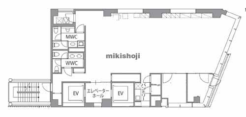 神田須田町のＢｉｚｆｌｅｘ神田 平面1