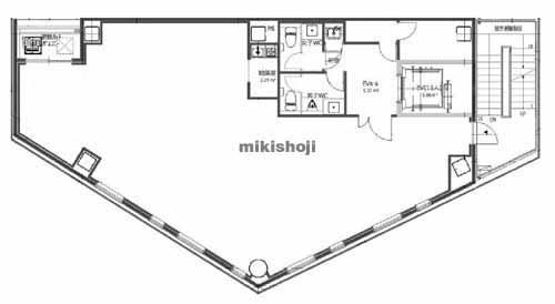 合人社東京八丁堀ビル 平面1