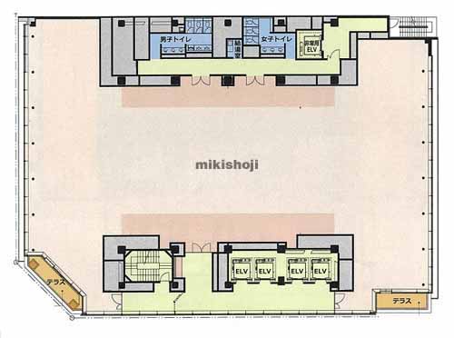 第一生命京橋キノテラス 平面1