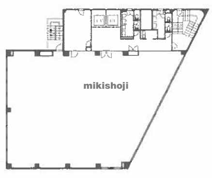 千駄ヶ谷のヒキタカ北参道ビル 平面1