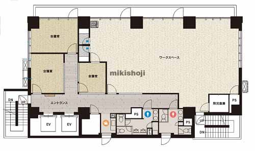 渋谷のコエル渋谷二丁目 平面1