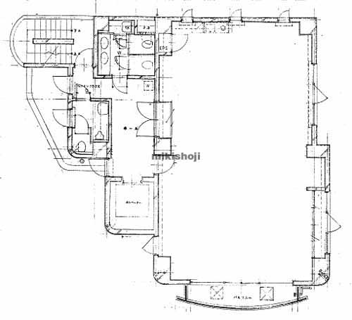 渋谷区東一棟貸ビル 平面1