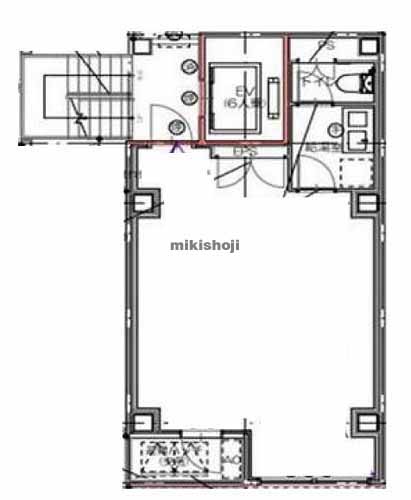 神田神保町の神保町ビル 平面1