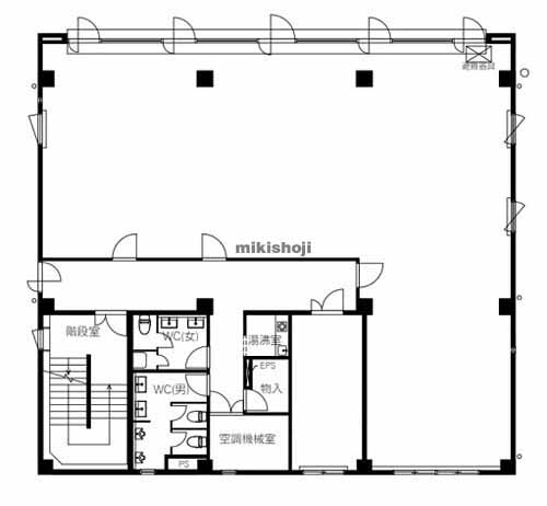 水戸市のさくらスクエア水戸 平面1
