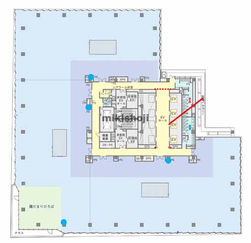 渋谷一丁目地区共同開発事業 平面1