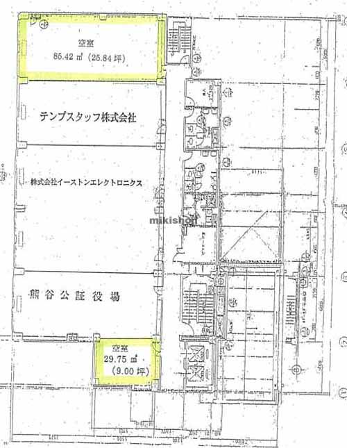 熊谷朝日八十二ビル 平面1