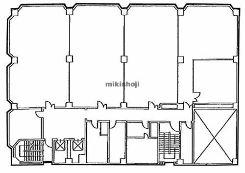 明治安田生命千葉ビル 平面1