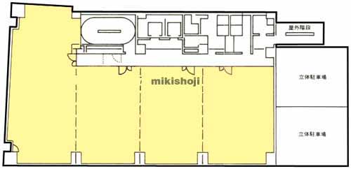 損保ジャパン宇都宮ビル 平面1