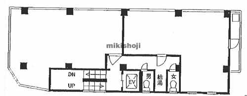 和久津ビル 平面1