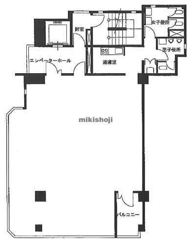 柏市のネモト第三ビル 平面1