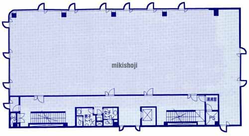 船橋市のアイカワビル 平面1