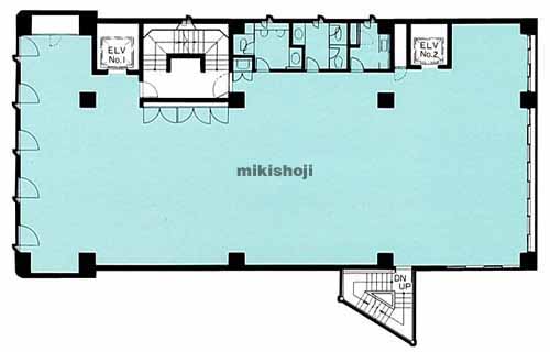 川越市の山崎ビル 平面1