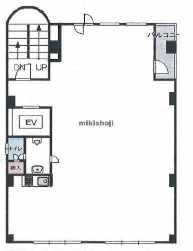 蕨市の蕨ステーションビル 平面1