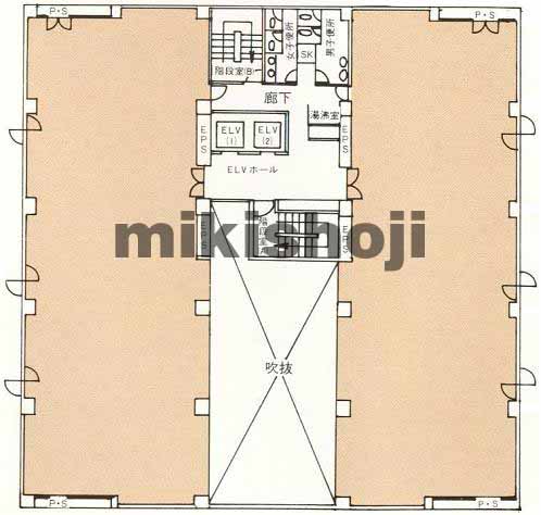 船橋市のＫＤＸ船橋ビル 平面1
