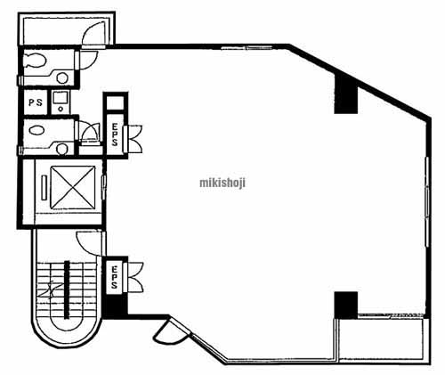 鹿島ビル 平面1