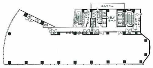 東京建物町田ビル 平面1