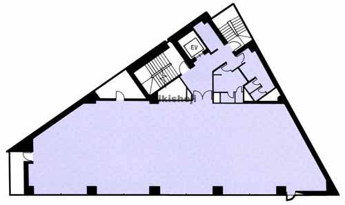 八王子市の橋捷ビル 平面1
