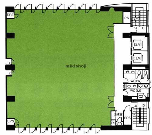 立川市の立川三恵ビル 平面1