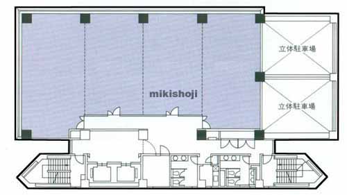 損保ジャパン鮎川ビル 平面1