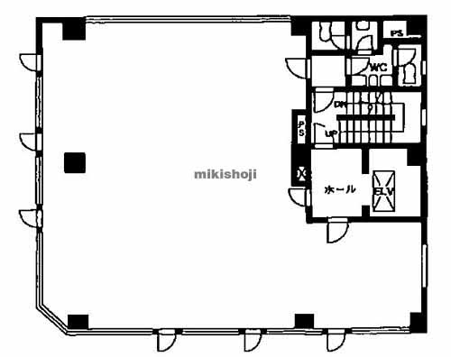 五十嵐ビル 平面1