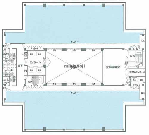 立川市のファーレ立川センタースクエア 平面1
