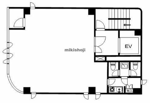 西八ビル２号館 平面1
