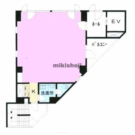 川越市のアイシンビル 平面1