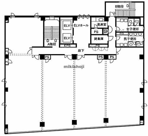 イー・トランス高崎ビル 平面1
