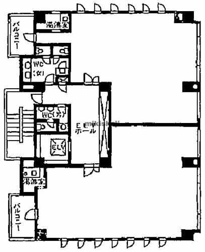 湊町十二番館 平面1