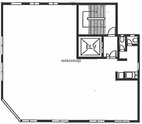 町田市の喜字文ビル 平面1
