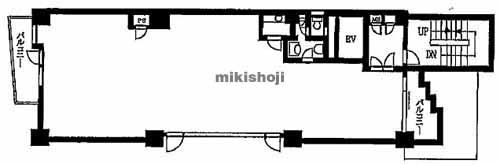 立川市の三上ビル 平面1